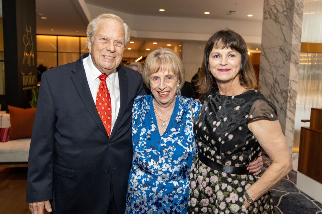 Otis Horton, Jean Sullivan, Elaine Finger at the DACAMERA gala (Photo by Katy Anderson)