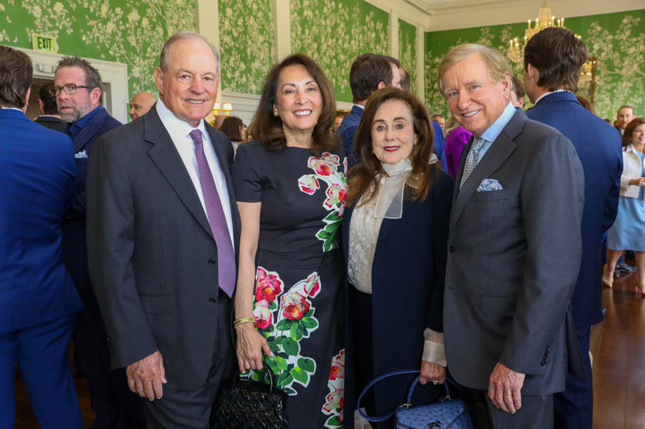 Paul & Penny Loyd, Betty & Jess Tutor at the Men of Distinction awards luncheon. (Photo by Priscilla Dickson)