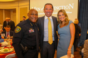 Police Chief Troy Finner, Tony Buzbee and Frances Buzbee (Photo by Priscilla Dickson)