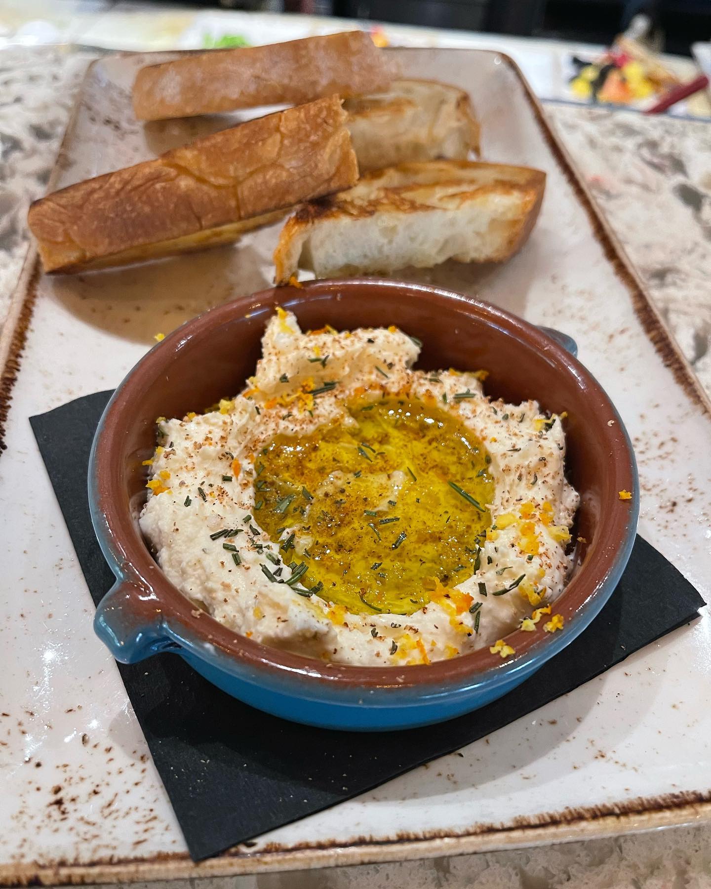 At Press Cafe, the house whipped ricotta is ridiculously good.