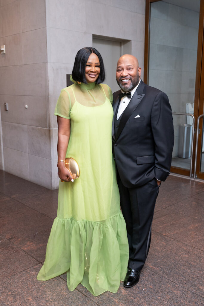 Bernard “Bun B” Freeman & Angela “Queenie” Walls, among guests attending the Queen Sofia Spanish Institute awards presentation at the Museum of Fine Arts, Houston. (Photo by Daniel Ortiz)