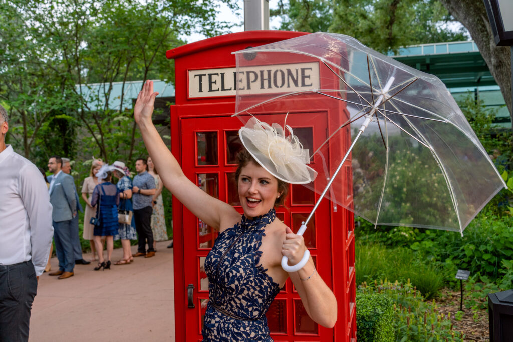 Amy Spall of Drax Group exhiibting high spirits prevailed at the British Consulate party celebrating the Coronation of King Charles. (Photo by  Joffre Camacho, Square Foot Photography)
