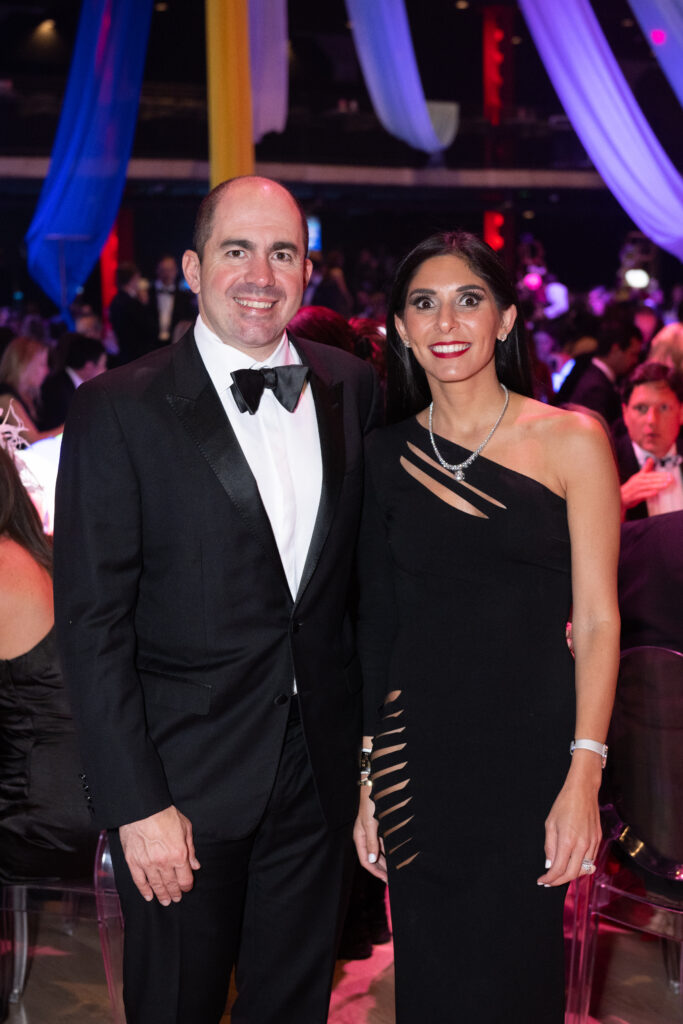 Andrew & Mona Sarofim at the Children's Fund gala, 'An Evening of Mystère!,' presented by Bayou City Energy and MACH Resources  (Photo by Wilson Parish)
