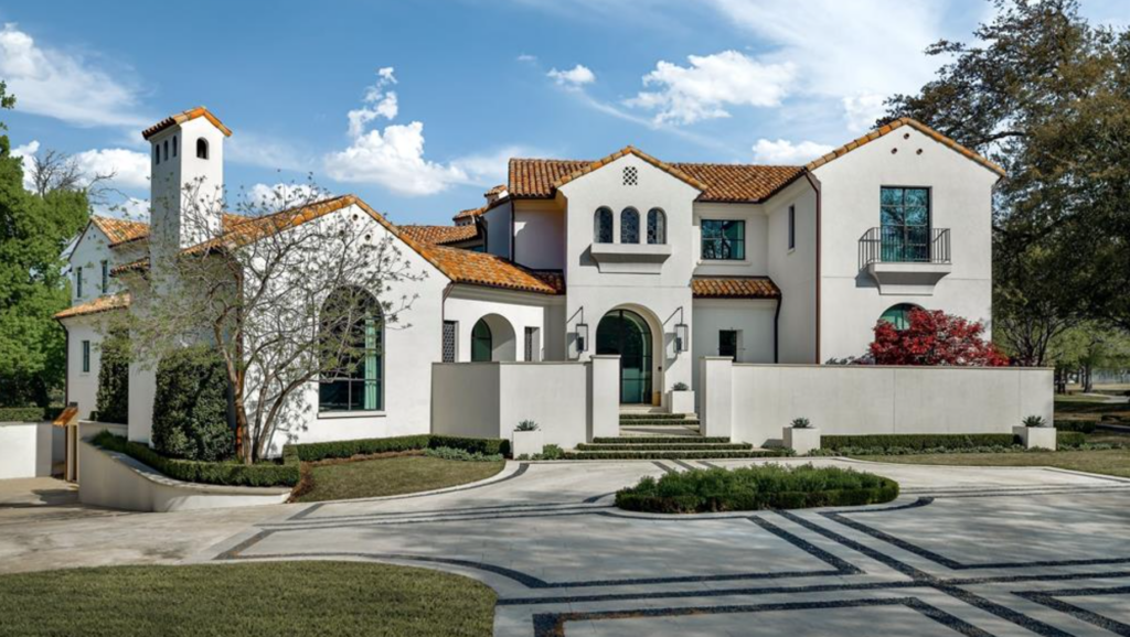The mansion at 6825 Golf Drive in Dallas is on the market for $22 million.