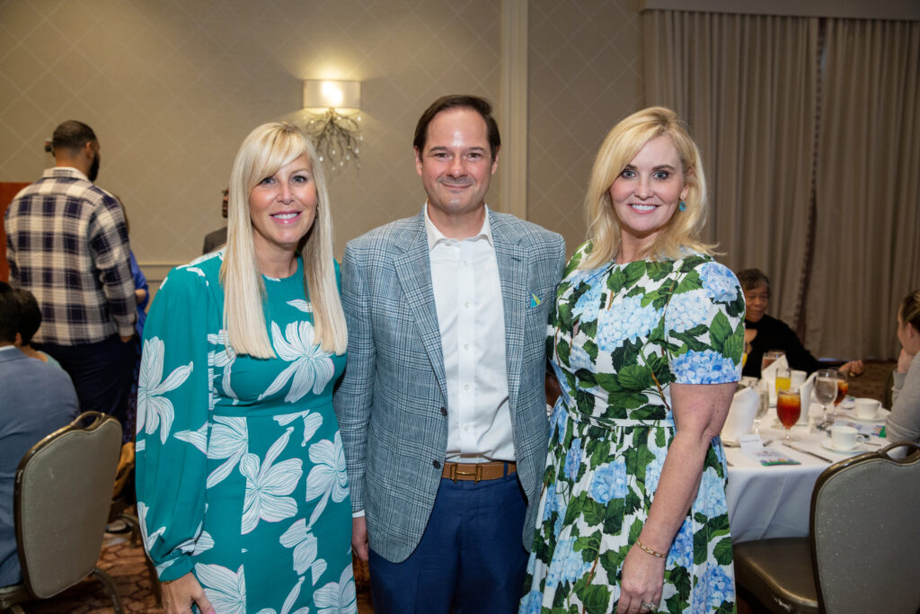 Shannon Kinney, Scott and Jennifer Allison at the Arms Wide luncheon. (Photo by Jenny Antill)