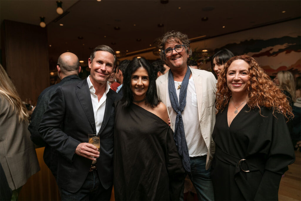 Shelby Wagner, Marcela Suro, Niven Morgan, Viviana Kuri at Dallas Contemporary x Saks (Photo by BECKLEY)