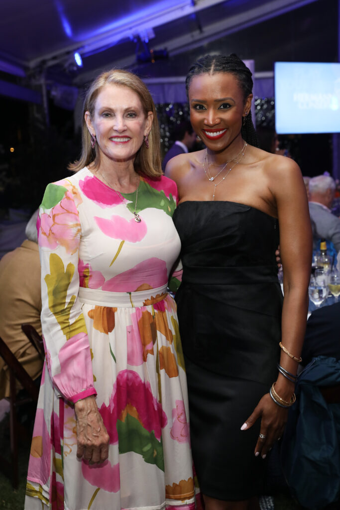 Stephanie Tsuru, Shavonnah Schreiber at the Hermann Park Conservancy's Evening in the Park. (Photo by Priscilla Dickson)