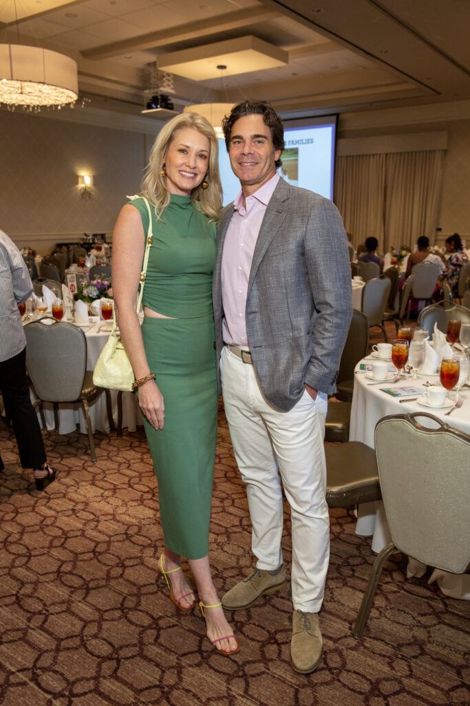 Stephanie & Scott Sanders at the Arms Wide luncheon. (Photo by Jenny Antill)