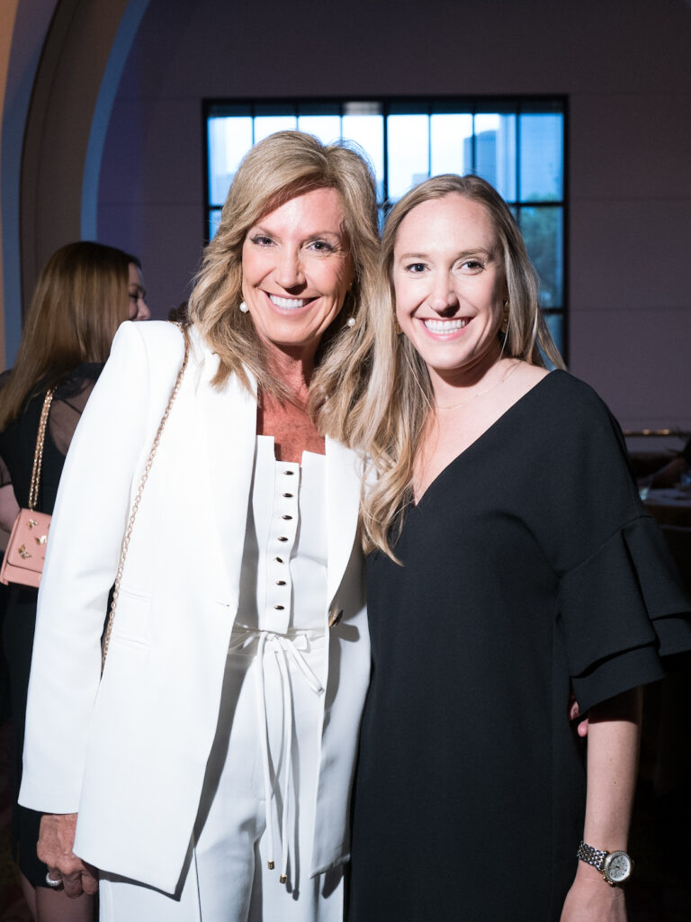 Susie Link, Caroline McLean  at the United Way of Greater Houston 100th anniversary celebration. (Photo by Daniel Ortiz)