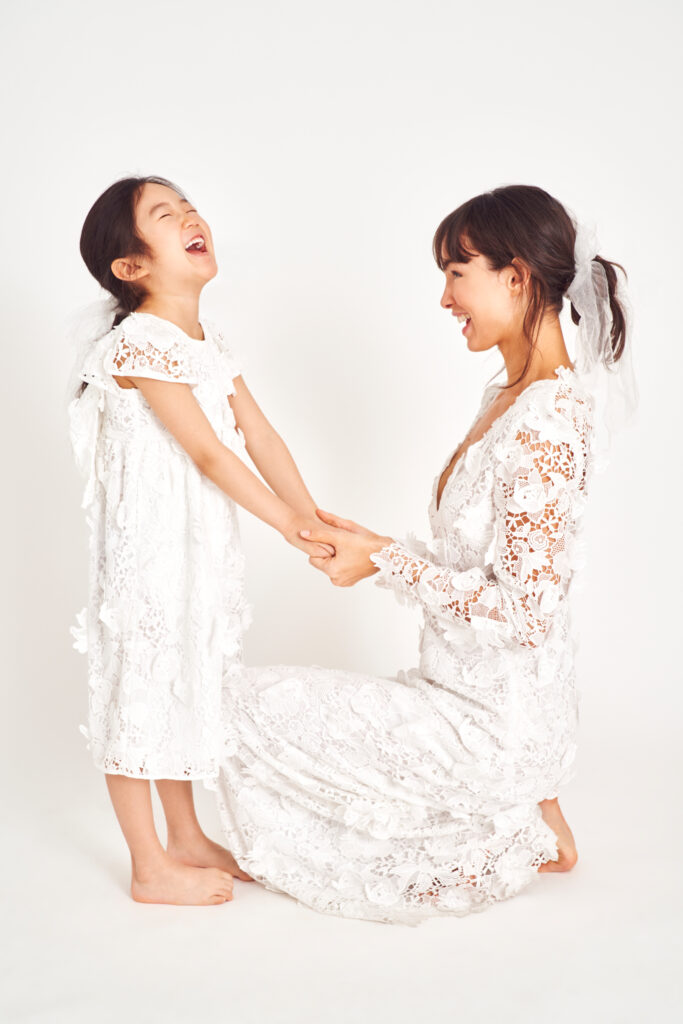 Sylvester Gown and Girls Nancy Dress, LoveShackFancy