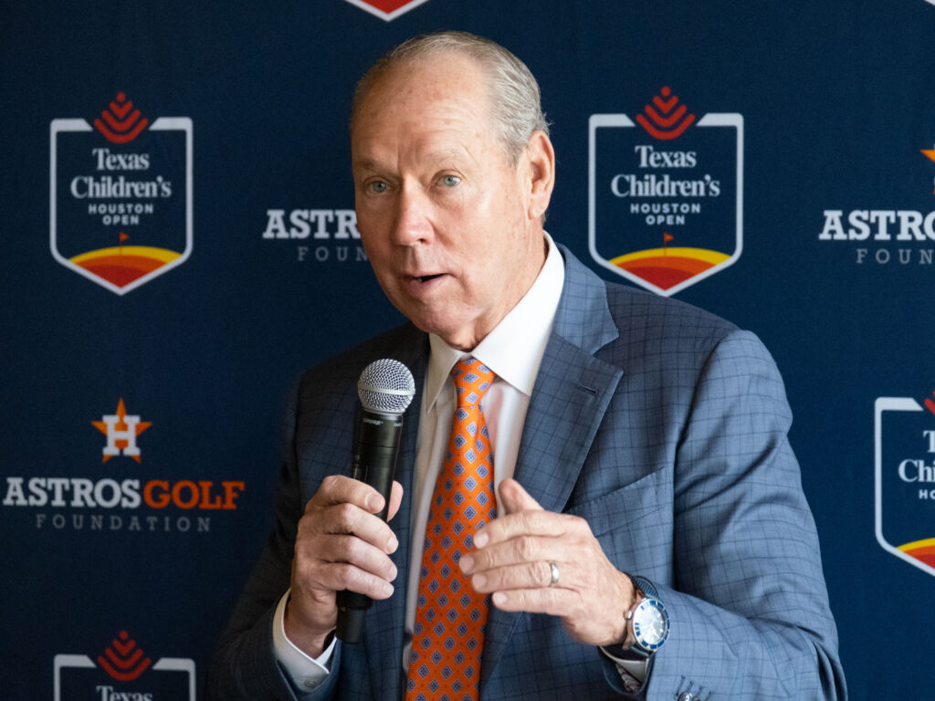 Jim Crane is all in on Houston Open's future as a major spring event.  (Photo by F. Carter Smith)
