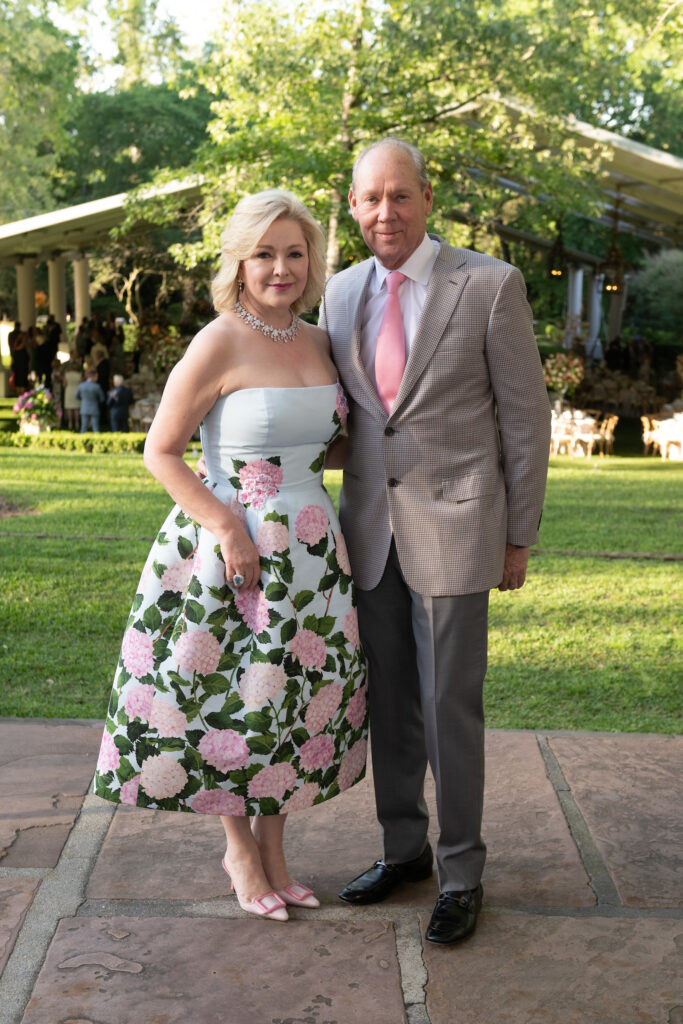 Whitney & Jim Crane at the Bayou Bend Garden Party (Photo by Wilson Parish)