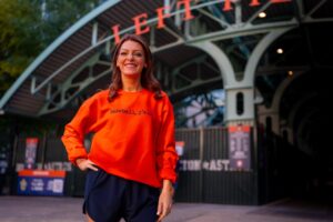 Astros sideline reporter Julia Morales is making her mark in fashion too with a Baseball y'all clothing line.