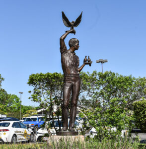 Public art has always been a priority in The Woodlands, going back to its initial development and founder George Mitchell. The Woodlands Arts Council keeps that going. (Photo by Jessica T. Payne)