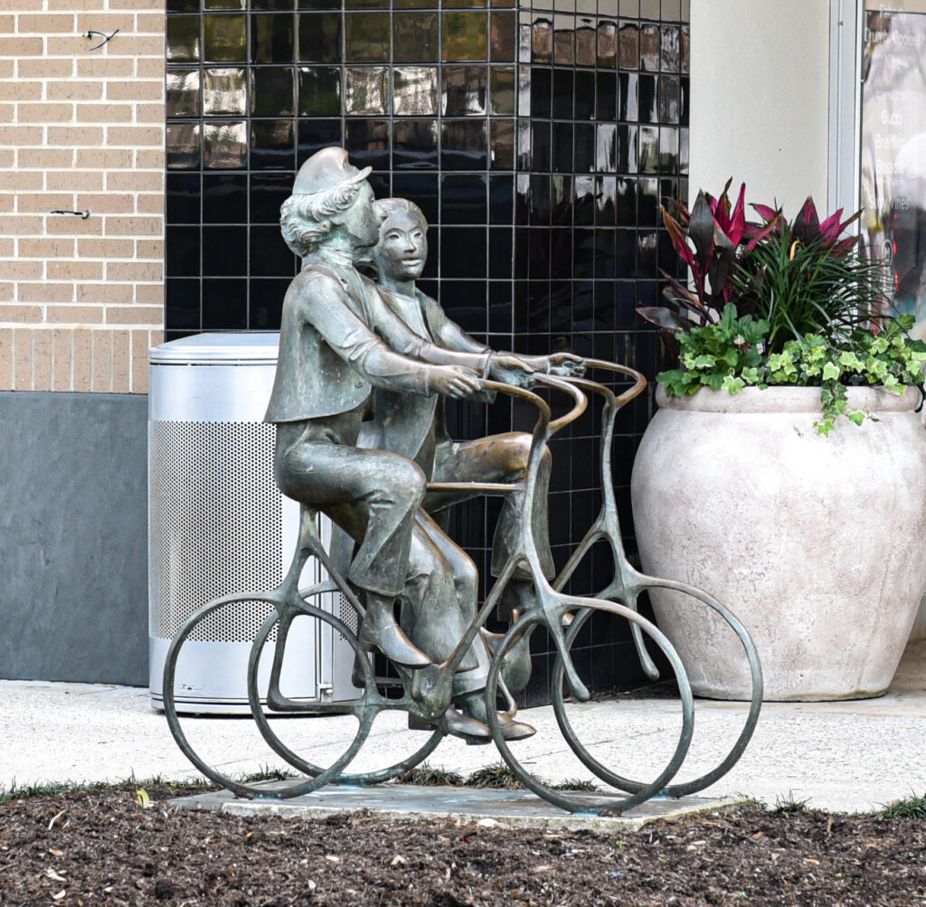 Public art has always been a priority in The Woodlands, going back to its initial development and founder, George Mitchell, according to Executive Director of The Woodlands Arts Council Jenny Carattini-Wright. (Photo by Jessica T. Payne)