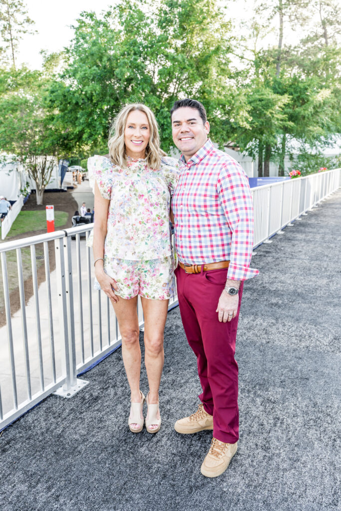 Amy & Tony Torres make the scene at the Rolls-Royce Chevron Championship event.