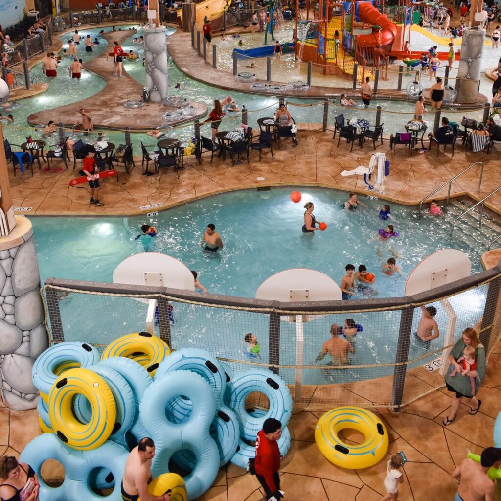 Great Wolf Lodge is an indoor waterpark staycation.