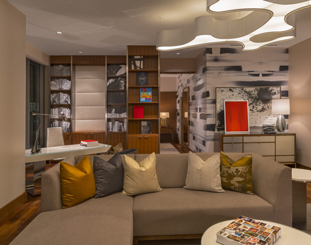 The Westin at The Woodlands boasts a presidential suite with its own office.