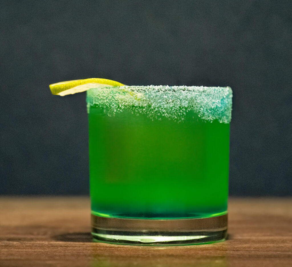 Snoop Dog and Wiz Khalifa inspired this drink at E'terie Bar & Grill with rum and a sugared rim.