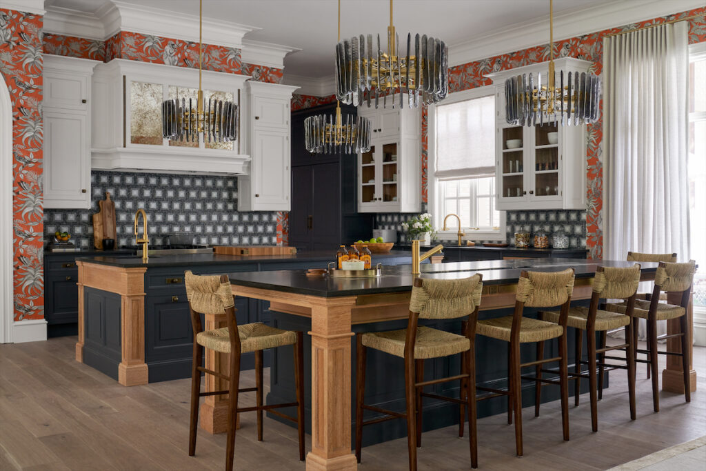 A designer kitchen by Christopher Peacock for the 2022 Kips Bay Decorator Show House Dallas (photo by Nathan Schroder)