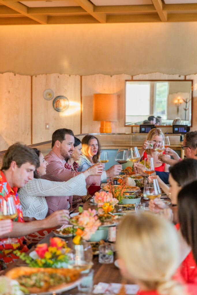 A toast to the guest of honor Molly Feinning and the evening's hosts Bailey & Pete McCarthy (Photo by Zachary Horst)