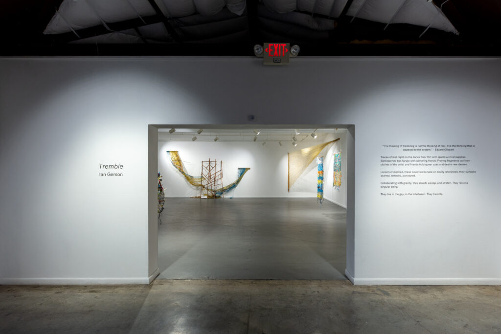 "Tremble" by Ian Gerson at Art League Houston (Photo by Alex Barber, Courtesy of Art League Houston)