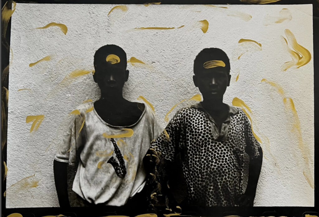 Ming Smith's "African in Gold," 1972. (Courtesy Art Is Bond)