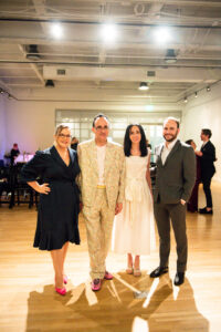 Amanda Watson (Steinway), Dr. Michael Yafi (Doctor Performer & Coordinator), Chaden Yafi (Piano Instructor & Pianist), Neil DuRoss (UTHealth Houston rep) (Photo by Matthew Rood)