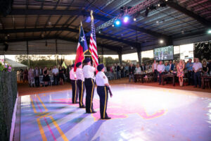 American Legion Post 21 color guard (Photo by Tamytha Cameron and Nate Rehlander)