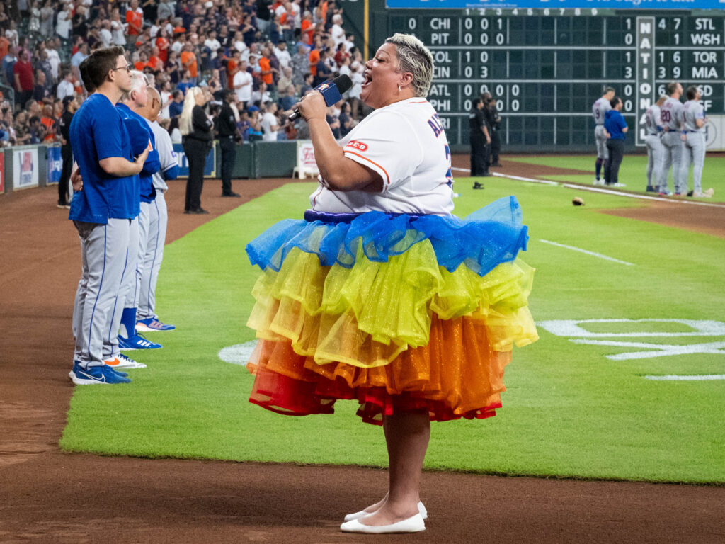 The Houston Astros are one Major League team in Texas that's embraced celebrating Pride Night. (Photo by F. Carter Smith)