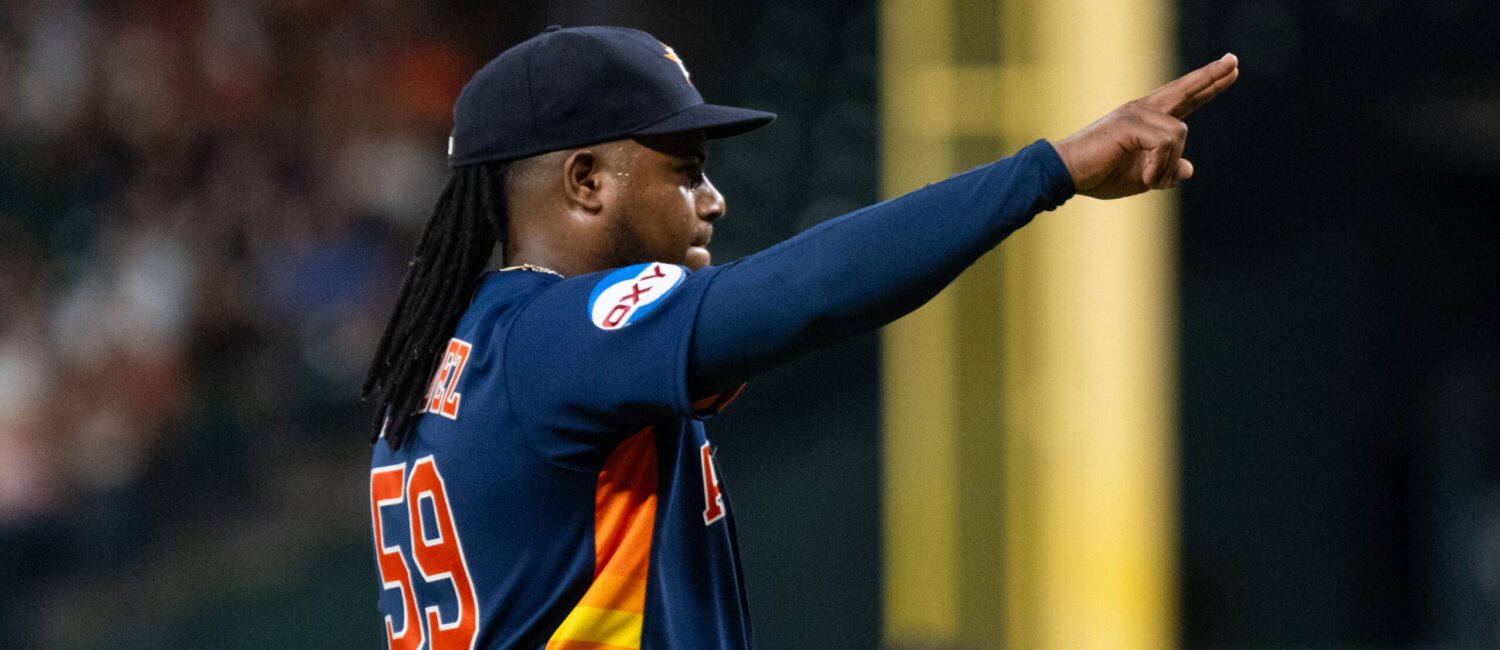 Framber Valdez knows how to show the Houston Astros the way to victory. (Photo by F. Carter Smith)