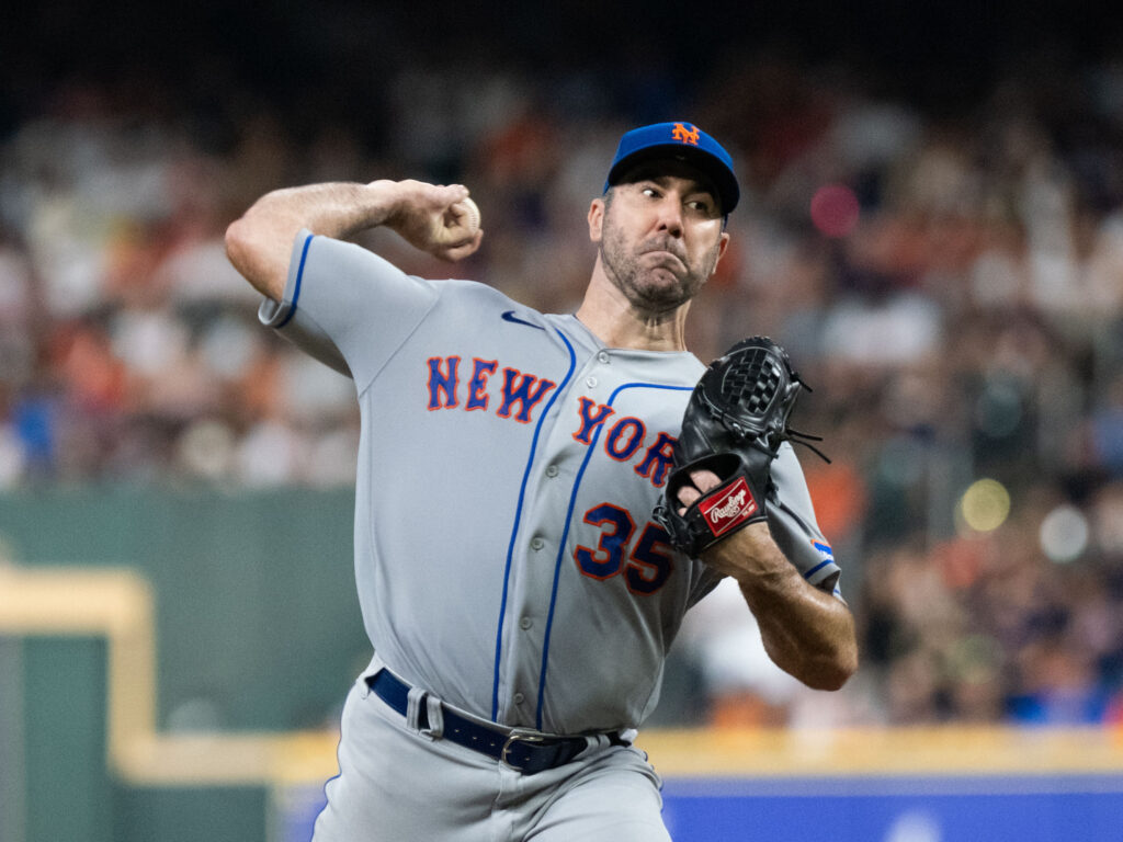 The effort is still always there with New York Mets pitcher Justin Verlander. (Photo by F. Carter Smith)