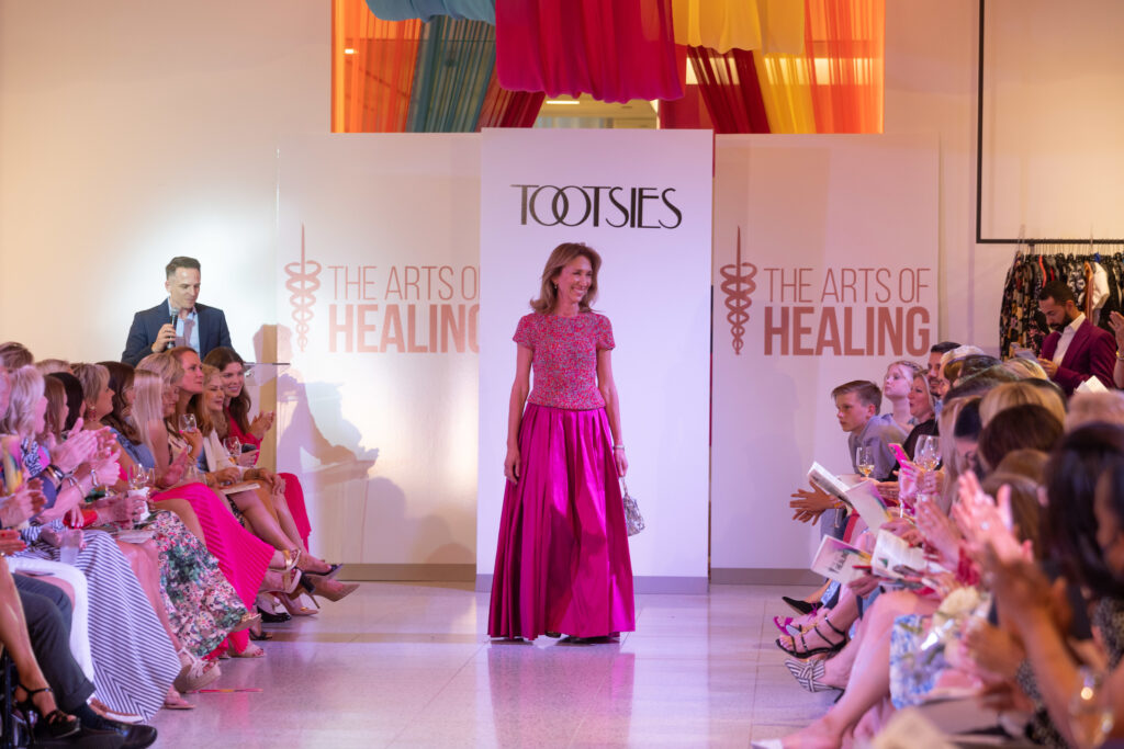 Ayse McCraken, founder of eNNOVATE Health Ventures LLC, at The Arts of Healing Foundation's Women in Medicine fashion event (Photo by Daniel Ortiz)