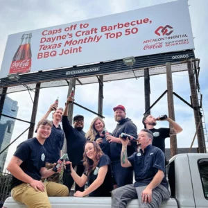 BBQ – Ashley and Dayne Weaver of Dayne’s Craft Barbecue with members of their team