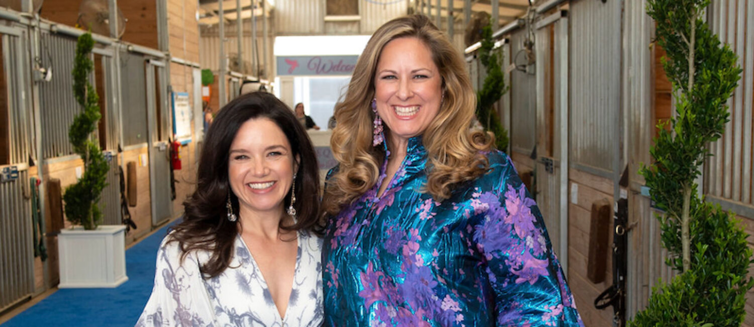 Equest Gala Blue Ribbon Ball co-chairs Lindsay Ballotta and Jenny Merkle (Photo by Tamytha Cameron and Nate Rehlander)