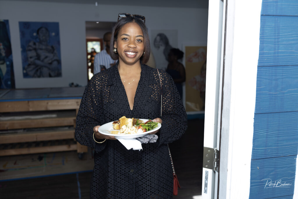 Terri Hamm made the scene at an Emerging Collectors Brunch. (Photo by Patrick Buckner)