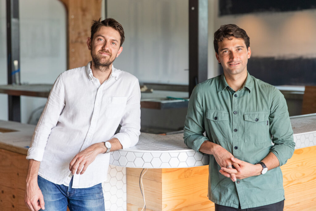 Aussie natives and Houston restauranteurs Justin Giuffrida (right) and Andrew Geisel are the duo behind the new Citizens of Montrose. (Photo by Courtesy of Citizens)