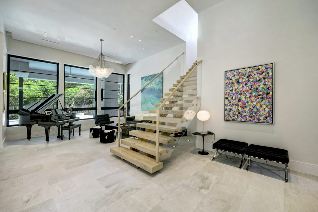 This is one of two stairways in 410 Coachman Street in Bunker Hill. (Photo by TK Images)