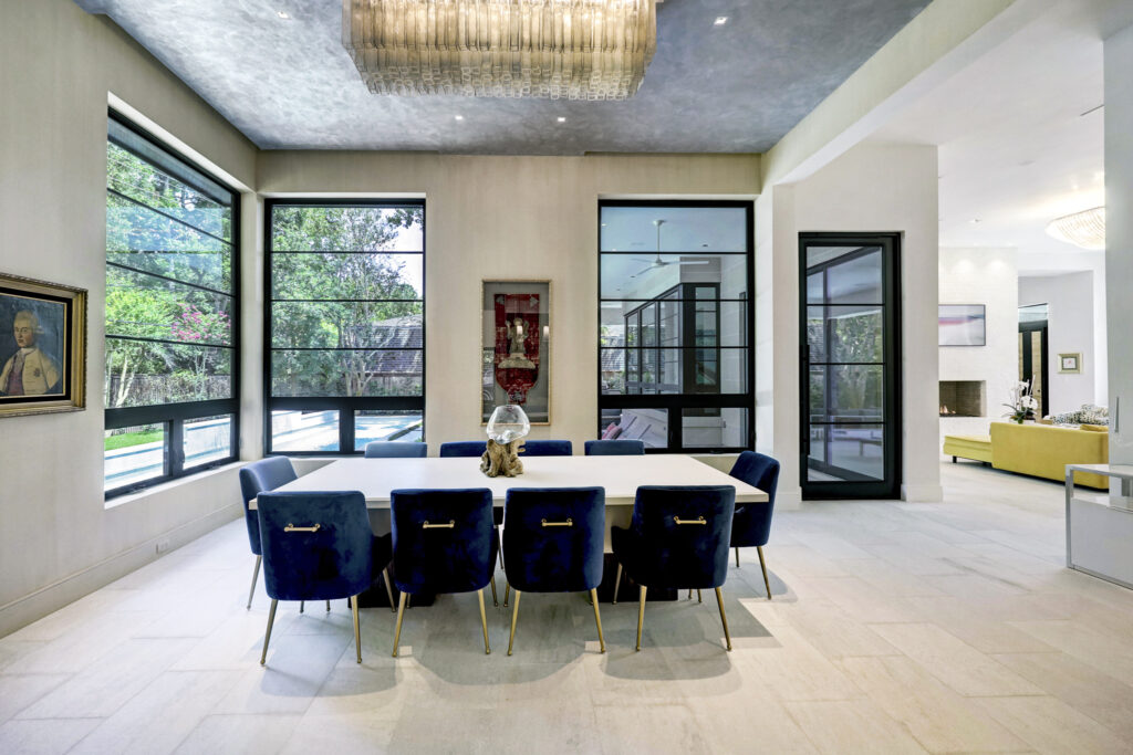 The formal dining area at 410 Coachman Street in Bunker Hill (Photo by TK Images)