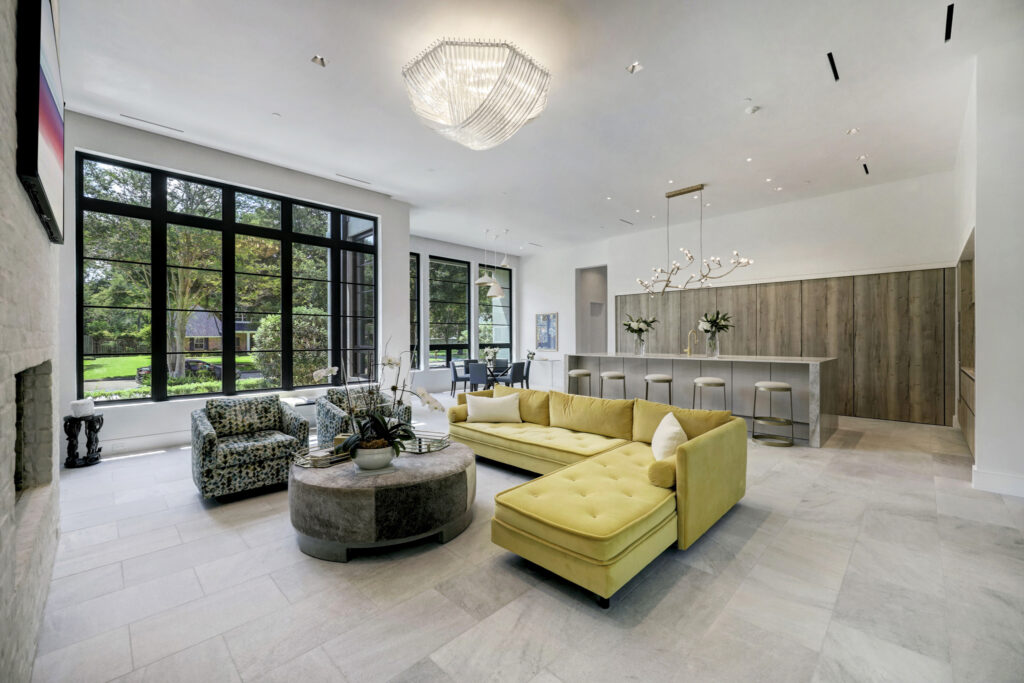 The primary living area at 410 Coachman in Bunker Hill  (Photo by TK Images)