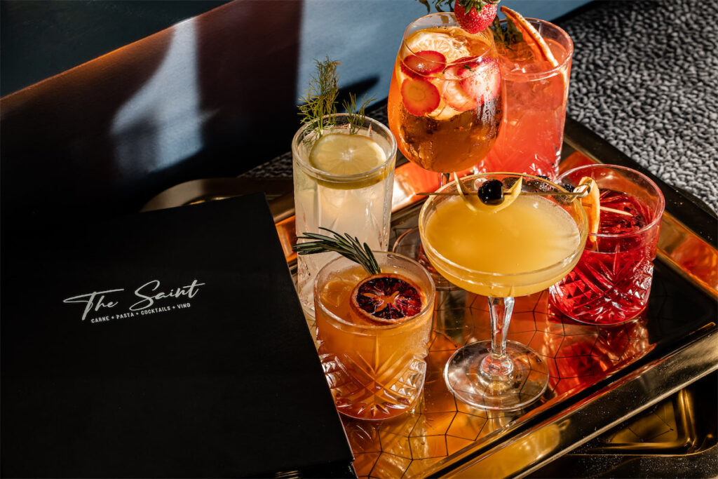 There are so many delicious craft cocktails to choose from at The Saint. (Photo by Kayla Enright)