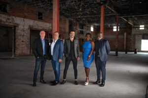 Cocody owners and partenrs L-R Lionel Debon, David Denis, Sylvain Denis, Edwin Bosso (owner) and Edith Bosso (owner) (Photo by Ashley Flowers)