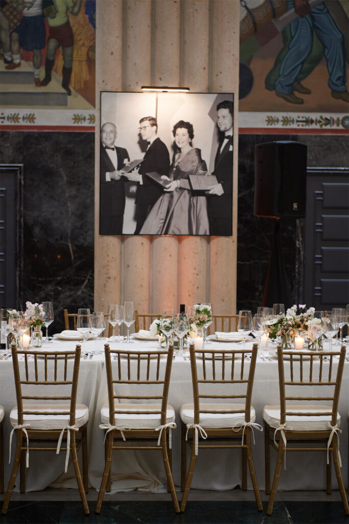 Cucinelli Dinner with Archival Image (Photo by Jonathan Zizzo)