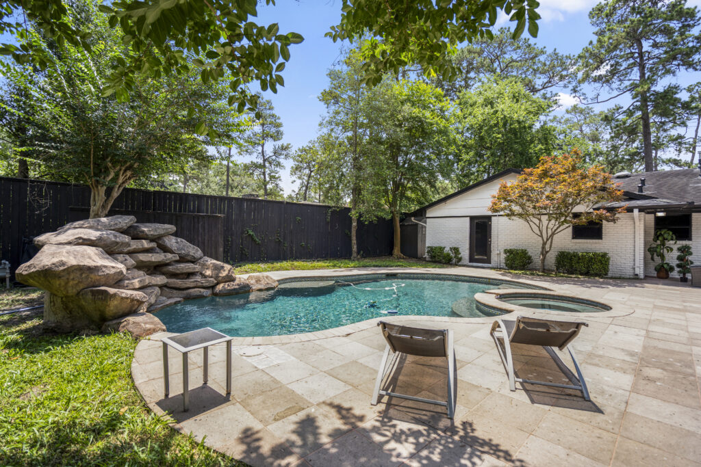 Former Houston Astro Yuli Gurreal called this mid-century modern ranchstyle home until being traded to the Miami Marlins. (Photo by Turnkey Visuals)