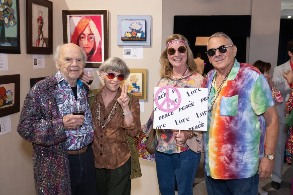 Honoree David Adickes and Linda Wiley, Patti & Jeff Blackwell at the Heritage Society Love Street Gala (Photo by Wilson Parish) 