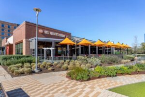Del Frisco's Grille on Hughes Landing will please everyone, with several vegetarian options and an amazing patio.