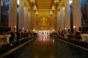 View of the Hall of State dinner (Photo by Jonathan Zizzo)