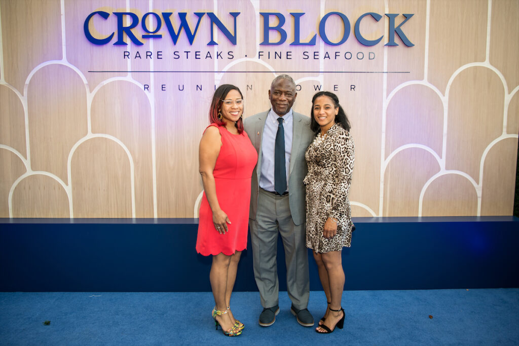 Dr. Flowers with family, Taylor Flowers and Taryn