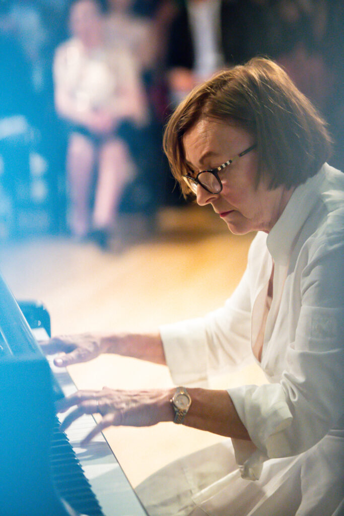 Dr. Maria Matuszczak performing at the Steinway physicians concert at MATCH.(Photo by Matthew Rood)