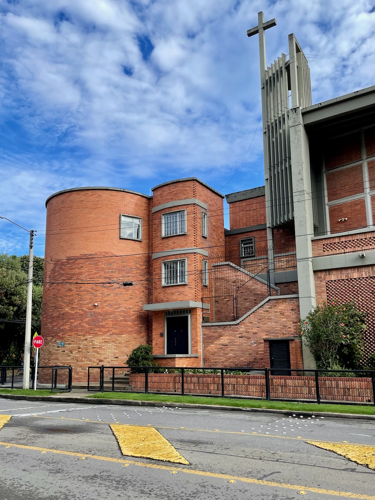 Famous Orange Brickwork throughout Bogot (2) (Photo by Cole Von Feldt)